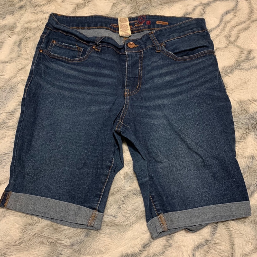 Denim shorts